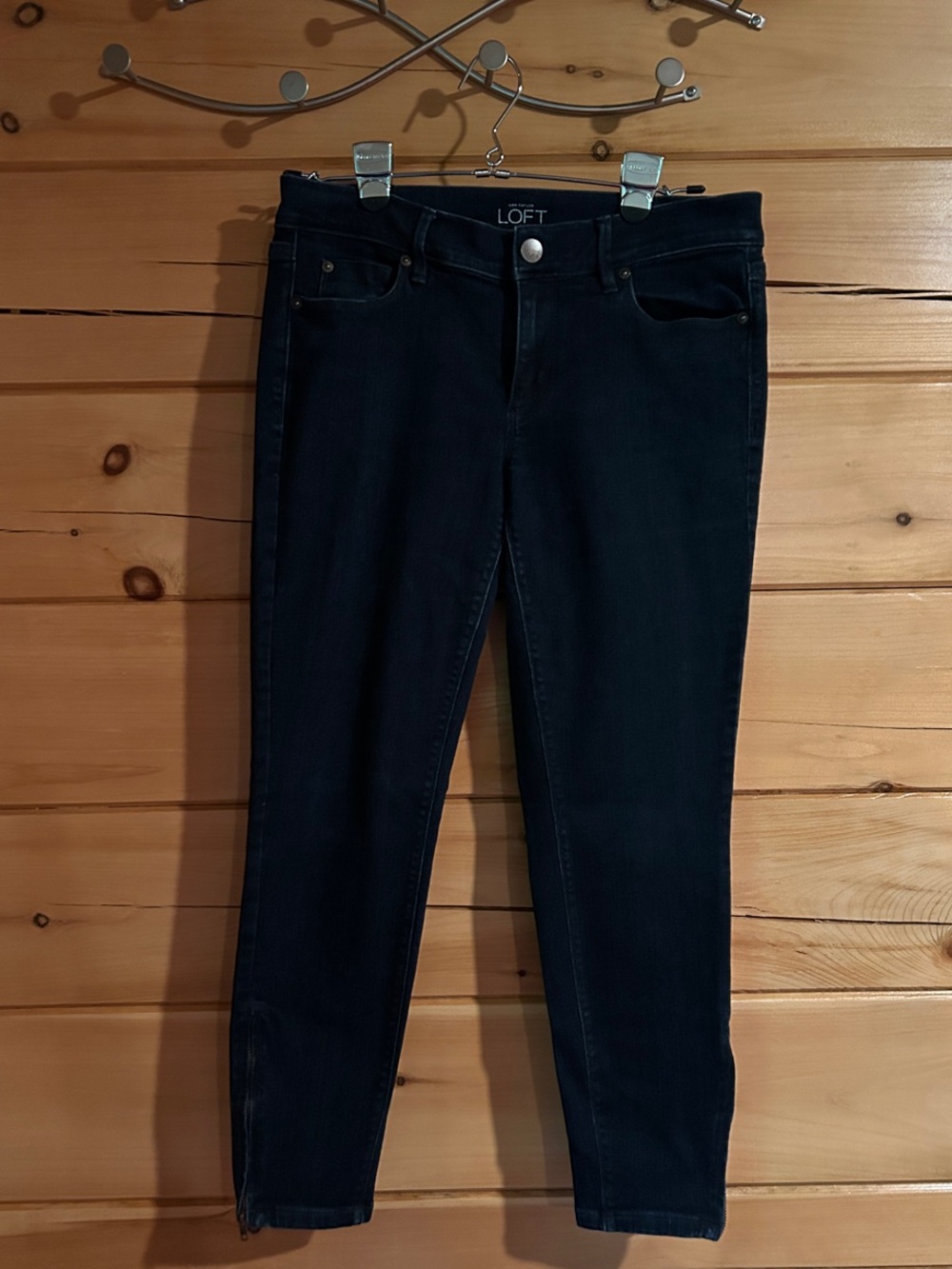 LOFT Navy Skinny Jeans